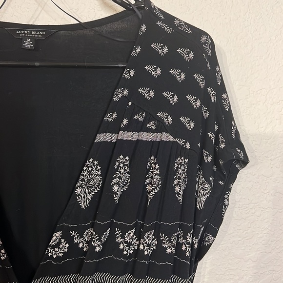 Lucky Brand Faux Wrap Maxi dress, size medium. - Picture 7 of 13